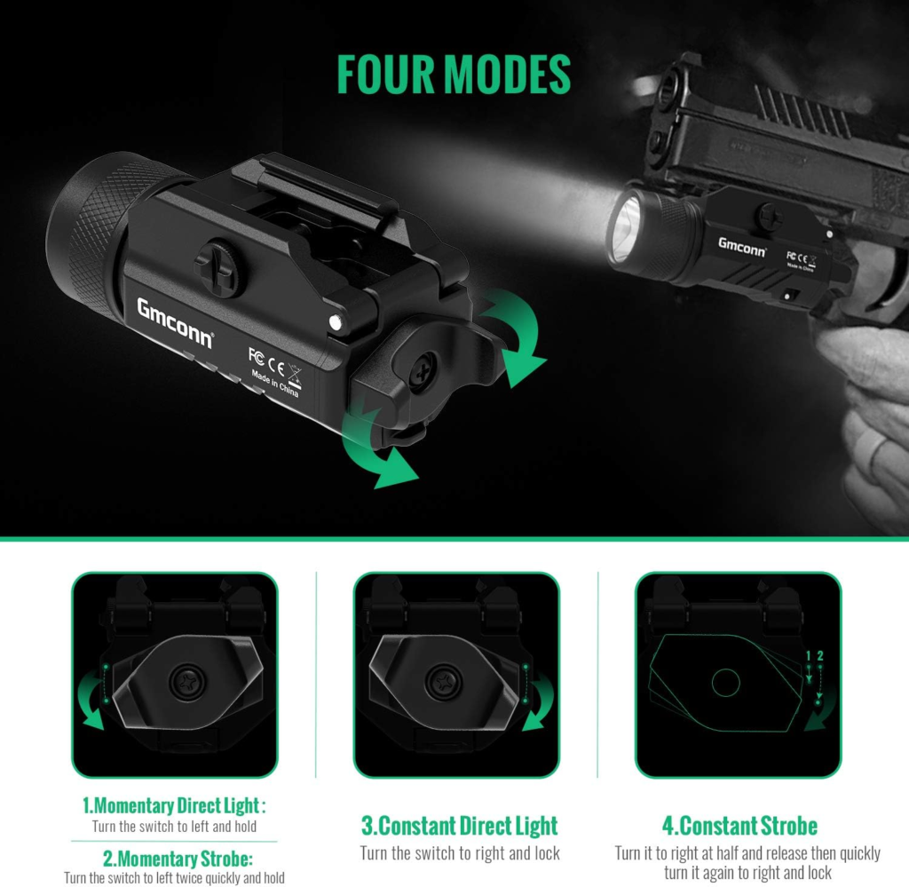 flash lights for airsoft gun