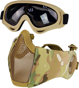 safety googles and face mask