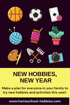 Pinterest pin Hobbies for a New Year
