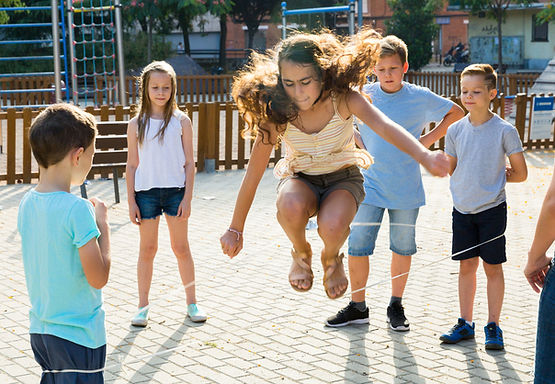 kids jumping rope