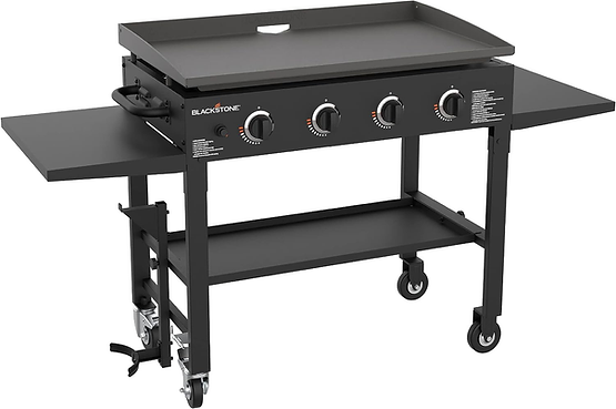 A Blackstone grill for cooking and grilling food