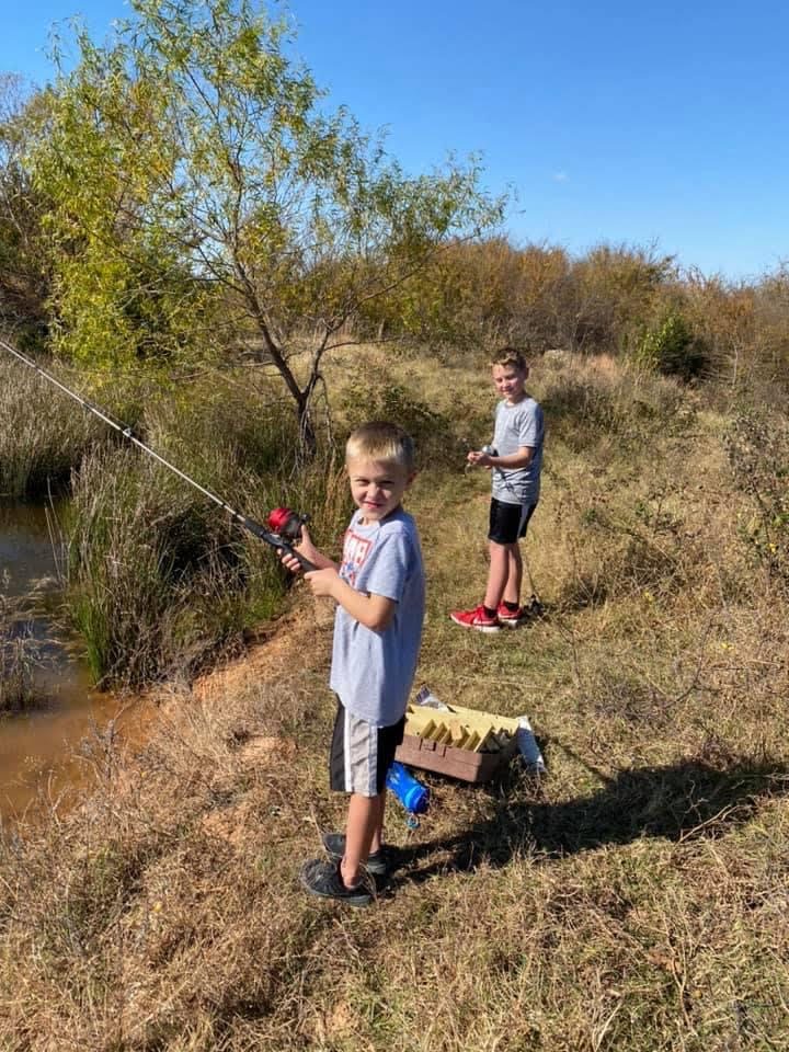 boys fishing