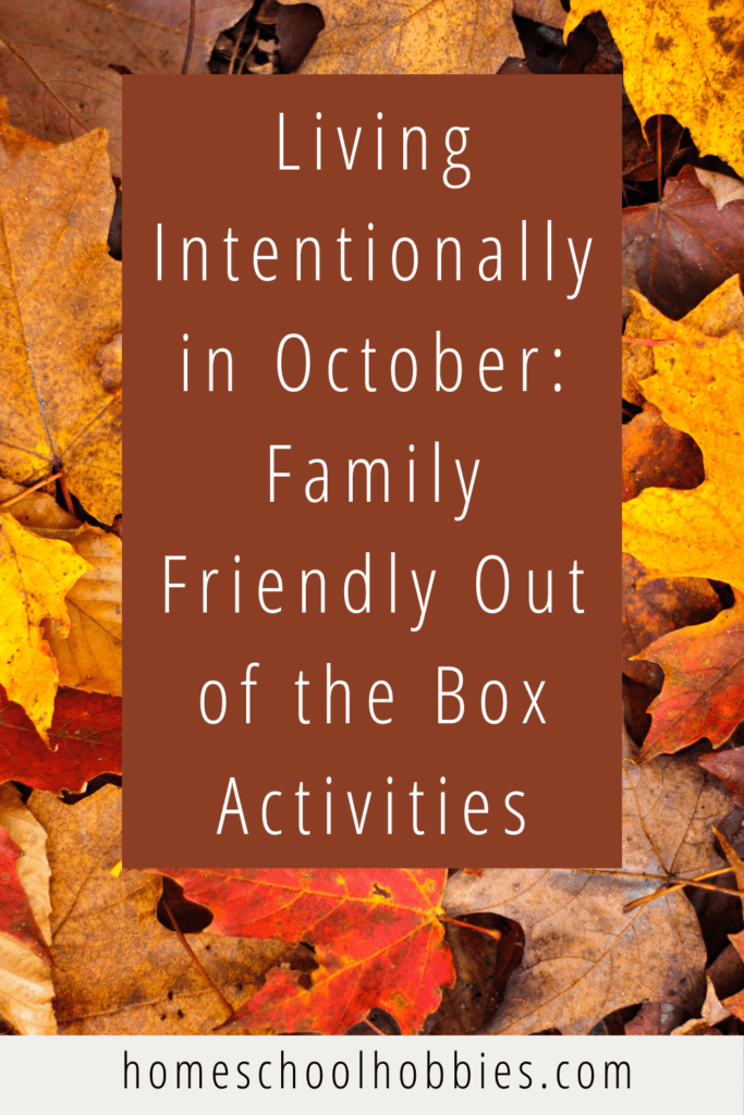October activities Pinterest pin
