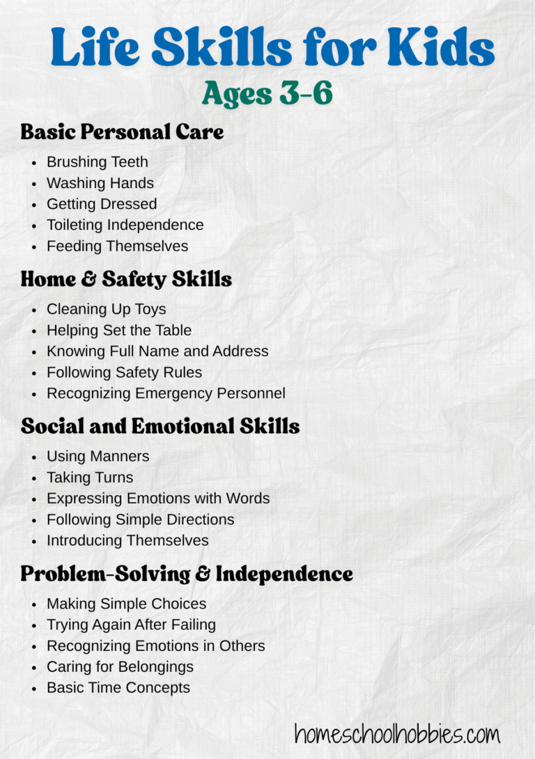 Life Skills Every Kid Should Learn for a Successful and Happy Life